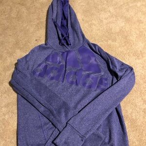 Purple adidas hoodie
